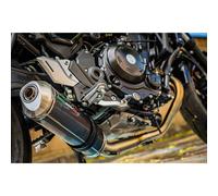 Gpr Exhaust Systems Satinox Poppy Kawasaki Z 650 Rs/zr 650 Rs 21-22 Stainless Steel With Catalyst Homologated Full Line System