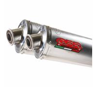 Gpr Exhaust Systems Tondo/round Inox Double Kawasaki Gpz 500/s 88-03 Homologated Slip On Muffler
