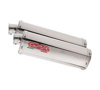 Gpr Exhaust Systems Trioval Dual Honda Cb 1100 Sf X-eleven 97-06 Homologated Slip On Muffler
