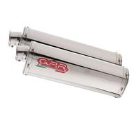 Gpr Exhaust Systems Trioval Dual Kawasaki Z 1000 03-06 Homologated Slip On Muffler