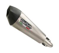 Gpr Exhaust Systems Yamaha Yzf-r25 2018-2020 E4 Db Killer Homologated Muffler With Link Pipe Silver Homologated