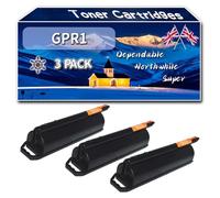 GPR1 Toner Cartridges Compatible for Canon C-EVX4 iR550 iR600 Printers, High-Definition Printing Effect with Chip, 43000 Pages (3 Pack Black)