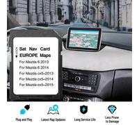 GPS Accessories SD Card for Mazda 6 CX-5 2013-2015 Vehicle Update Version 2025 Maps EU UK Navigation System Map Sat Navi for Mazda 6 or CX-5