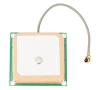 GPS Active Antenna, Active Antenna Ceramic Patch Internal Module Navigation Connector with Cable 28dB High Gain Signals Received Antenna