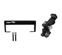 Gps Aid Mount Motorcycle Navigation Bracket For YZF-R7 YZFR7 YZF R7 2022 2023 Adjustable Phone Holder Handlebar Mount Replacement Stable Navi Stand(Black 6)
