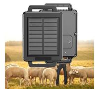 GPS Animal Tracker - Solar-Powered Dual-Mode with 40000mAh Long Range Battery, 20-Piece Tracking Collar Set for Cattle & Camels
