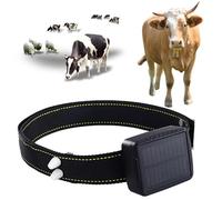 GPS Anti-Lost Tracker with Solar Charging, Large Capacity Battery, Multiple Alarms and Positioning, Anti-Theft Design, Historical Track Playback for Pet and Asset Security