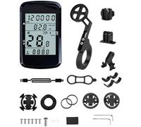 GPS Bike Computer with Mountain Bike Bracket, Wireless Cycling Speedometer and Odometer, Accurate Positioning with Real-Time Data, IPX7 Waterproof, Type-C Charging, GPX File Syncing Support