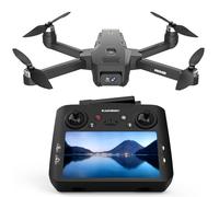GPS Drone with Camera 4.5" LCD Screen Remote Control, FPV Professional Drone with Automatic Tracking, Tap Fly Circular Flight for Adults Beginners, Carrying Case, 32GB SD Card