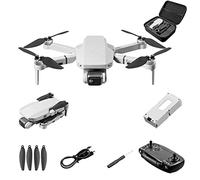 GPS Drone with Camera for Adult 4K 5G HD Image Transmission Auto Return Home Selfie Follow Me Waypoints Fly25-min Flight Time Brushless Power with Storage Box (White Gray 1 BATTERY)