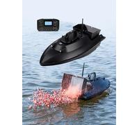 GPS Fishing Bait Boat with Electromagnetic Unhooking, 3-Speed Adjustable, 600M Remote Control, Ideal for Night Fishing