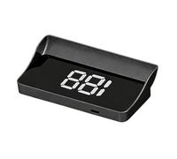 GPS Head Up Display Car HUD Speedometer | Plug & Play Universal OBD2 Alternative | MPH Projector on Windshield for Safer Driving (White KMH)
