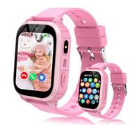 GPS Kids Smart Watch for Girls, IP68 4G Kid Smartwatch with SOS Call and Voice Chat, School Mode, Calendar, Alarm, Flashlight, Game, Calculator, Passcode Lock, GPS Tracker Smart Watch for Kids 4-15 Ys