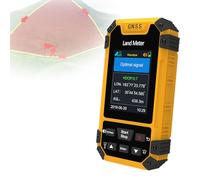 GPS Land Survey Meter, Handheld Surveying Equipment with 2.4-inch Display, Waterproof GNSS Receiver for Farm and Engineering Use