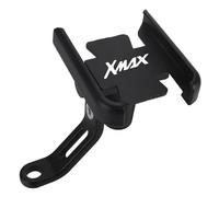 GPS Navigation Motorcycle GPS Navigation Bracket For X-MAX XMAX X MAX 125 200 250 300 400 X-MAX300 2013-2024 Mount Holder Mobile Phone Stand Motorbike Phone Holder Bracket(Black 3)