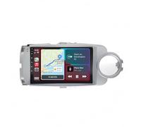 Gps Navigation Multimedia Video for Toyota Yaris Vitz 2011-2015 Touchscreen Portable Carplay Screen with Siri, Bluetooth, Transmitter, Voice Control, Ota, 4 Core 2G+32G