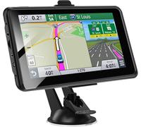 GPS Navigator for Car Truck RV-7'' HD Touchscreen Navigation System, Latest North/South America Maps, Free Lifetime Updates,Speed & Red Light Warning, Turn-by-Turn Voice Guidance,Suitable for all cars