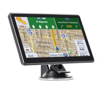 GPS Navigator for Car Truck RV, 7 Inch GPS Navigation System with 2025 Maps, Voice Turn-by-Turn Guidance, Speed Limit & Red Light Warning, Custom Truck Routing, Free Lifetime Map Updates