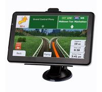GPS Navigator for Car Truck RV，7 inch Touch Screen Latest 2025 Map,Support Voice Turn Direction Guidance/Speed and Red Light Warning/Custom Truck Routing (Free Lifetime Updates)
