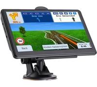 GPS Navigator for Car Truck RV, 7 Inch Touch Screen, Latest 2025 Maps for Car GPS, Support Voice Turn-by-Turn Guidance, Speed and Red Light Warning, Custom Truck Routing