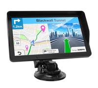GPS Navigator for Car Truck RV - 9 Inch HD Navigation System with 2025 Maps, Free Lifetime Updates, Custom Truck Routing, Speed Camera Alerts, Day/Night Mode