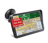 GPS Navigator for Car Truck RV - Latest 2025 Map 9 inch Touch Screen Car GPS, Voice Turn Direction Guidance, Support Speed and Red Light Warning, Pre-Installed North America Lifetime map Free Update
