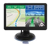 GPS Navigator for Car Truck RV, Latest 2025 Map(Free Lifetime Updates) 7 inch Touch Screen Car GPS Navigation,Support Voice Turn Direction Guidance/Speed and Red Light Warning/Custom Truck Routing