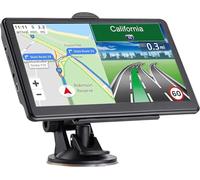 GPS Navigator for Truck RV Car,7 inch High-Definition Touch Screen 256+16G,2025 Map (Free Lifetime Updates), Support Voice Turn Direction Guidance/Speed and Red Light Warning/Custom Truck Routing