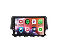 Gps Navigator Radio Sat Nav for Honda Civic 10 2016-2020 Bluetooth Wifi 4G Dab+ Tpms Mirror Link, Bluetooth Handsfree/Phone Mirroring, Hd, 8 Core 4G+64G