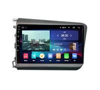Gps Navigator Radio Sat Nav for Honda Civic 2012-2015 Touch Screen with Carplay Wifi Bluetooth Mirror Link, Fm, Steering Wheel Control, 4 Core 4G+64G