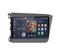 Gps Navigator Radio Sat Nav for Honda Civic 9 FB FK FD 2011-2015 Touch Screen with Carplay Wifi Bluetooth Mirror Link, Fm, Steering Wheel Control, 4 Core 1G+16G