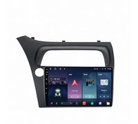 Gps Navigator Radio Sat Nav for Honda Civic Hatchback 2006-2011 Touch Screen with Carplay Wifi Bluetooth Mirror Link, Fm, Steering Wheel Control, 8 Core 4G+64G