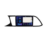 Gps Navigator Radio Sat Nav for Seat Leon 3 2012-2020 Bluetooth Wifi 4G Dab+ Tpms Mirror Link, Bluetooth Handsfree/Phone Mirroring, Hd, 8 Core 6G+128G