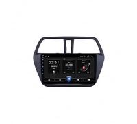 Gps Navigator Sat Nav for Suzuki SX4 S-Cross 2014-2017 Truck Sat Nav Gps with Sun Hood with Uk Europe Maps, Satnav Support Postcode Search and Voice, 8 Core 6G+128G
