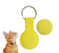GPS Pet Tracker, 3.1 X 3.1 Cm, Waterproof IP68, No Monthly Fee | ABS Material 7g, Two-way Alarm Electronic Fence Device for Puppy Outdoor Yard
