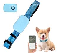GPS Pet Tracker for Cats and Dogs No Monthly Fee Compatible With IOS and Android 2025 Tracker Collar Tractive Smart Pet Anti-Lost Device Global Tracking Comfortable (Blue)