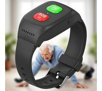 GPS Positioning Emergency Call Bracelet for Elderly with SOS Button, Fall Detection, Waterproof, 4G Voice Call for Seniors and Patients