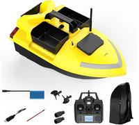 GPS RC Bait Boat with 3 Hopper, 1800mAh Remote Control Fishing Bait Boat