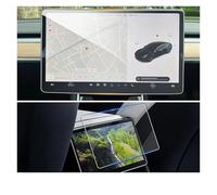 GPS Screen Protector Foils For Tesla For Model 3 For Highland For Model For Y Juniper 2025 Tempered Glass Film Protector Rear Center Control Touch Screen Protective Film Car Navigation Film(Rear cente