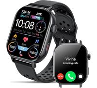 GPS Smart Watch, 2.06'' AMOLED Screen Smartwatch for Men Women (Answer/Make Calls), 178+ Sports Modes Activity Tracke with Heart Rate/Sleep/SpO2 Monitor, 5 ATM Waterproof Fitness Watch for Android iOS