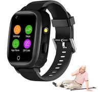 GPS Smart Watch for Elderly with SOS Emergency Button, Waterproof 4G Video Call, Fall Alarm Reminder, Temperature Test for Dementia and Alzheimer’s Care
