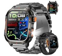 GPS Smart Watch for Men (Answer/Make Calls), 2.01'' Military Rugged