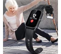 GPS Smart Watch for Seniors - HD Screen, Anti-Fall Features, Precise Positioning, Two-Way Calling, Vibration Alerts, Fall Reminder