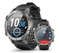 GPS Smart Watch with Maps, 21Day Battery, 5ATM Waterproof, Bluetooth Call,1.43" AMOLED, 178 Sports Modes, Compass, LED Flashlight/ Heart Rate/Stress/SpO2/Sleep Monitor, for Android iOS Men Women Black