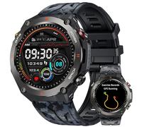GPS Smartwatch for Men Fitness Tracker: 1.45'' Men Smart Watch with Call/Answer Compass Barometer Altimeter 650mAh Battery Digital watch with Monitor SpO2 Heart Rate Sleep 100+ Sports for iOS Android