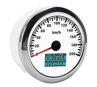 GPS Speedometer, ABS Stainless Steel Speedometer for Car Easy Installation Digital Speedometer for Car for Car Truck Boat 9-32V DC