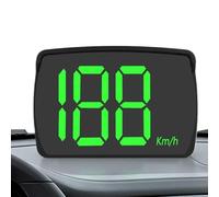 GPS Speedometer - Auto HUD Gauge - Digital Display Real-Time Windshield GPS Speedometer for Dashboard Offroad Vehicle Taxi Racing Golf Cart