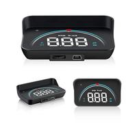 Gps Speedometer for Toyota Auris 2013 2014 2015 2016 2017 2018-pr 5 Sitze, Digital Car HUD Display with MPH, RPM, Water Temp, Voltage, Overspeed & Fatigue Alarm