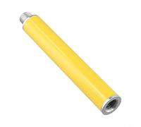 GPS Surveying Pole Extension, 25mm Diameter GNSS Antenna Rod with 5/8 Thread, Aluminum Alloy Extend Section for Total Station, Yellow(15cm)