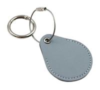 GPS Tag Keychain Case - Premium PU Leather Drop Shape Tracker Pouch with Secure Metal Buckle, Scratch Resistant Cover, Lightweight Pet Accessory | Locator Device Holder for Dog Cat Collar Travel